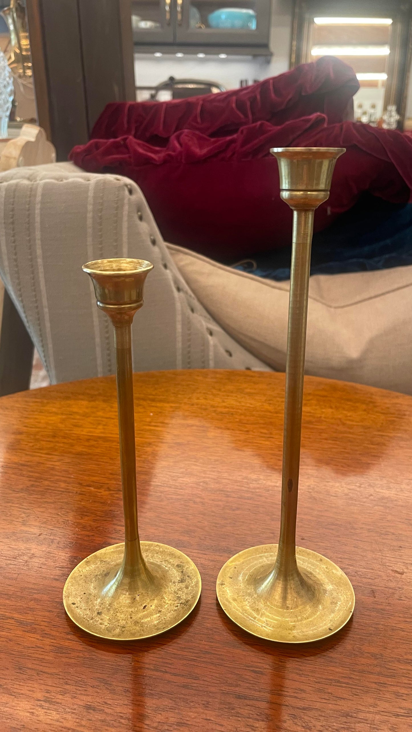 Pair of Brass Candlesticks