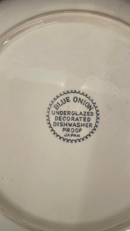 Blue Onion 10" Dinner Plate