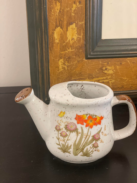 Floral Ceramic Watering Can