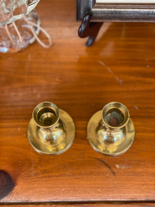 Brass Candlestick holders Set of 2