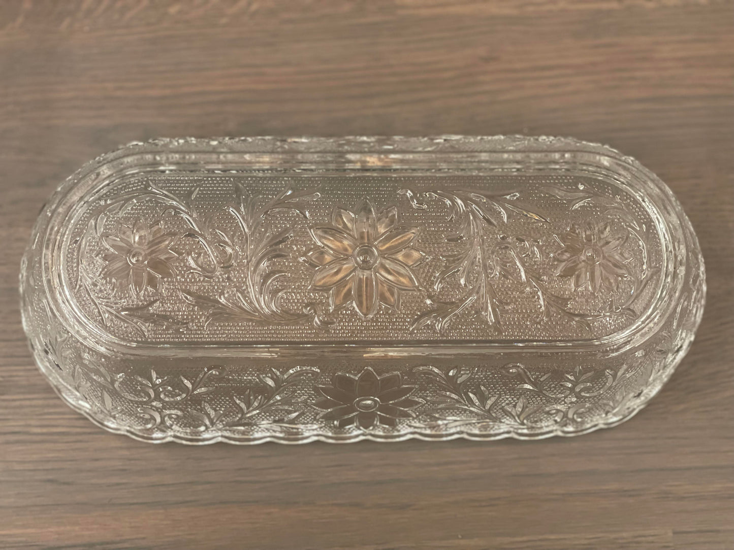 Vtg. Tiara Indiana Long Bowl