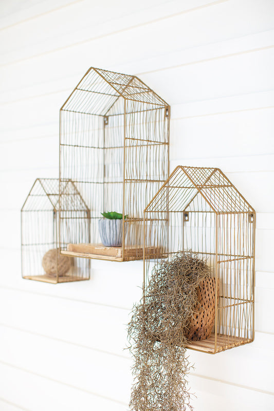 Wire House Shelves