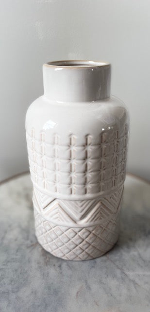 White Medium Vase